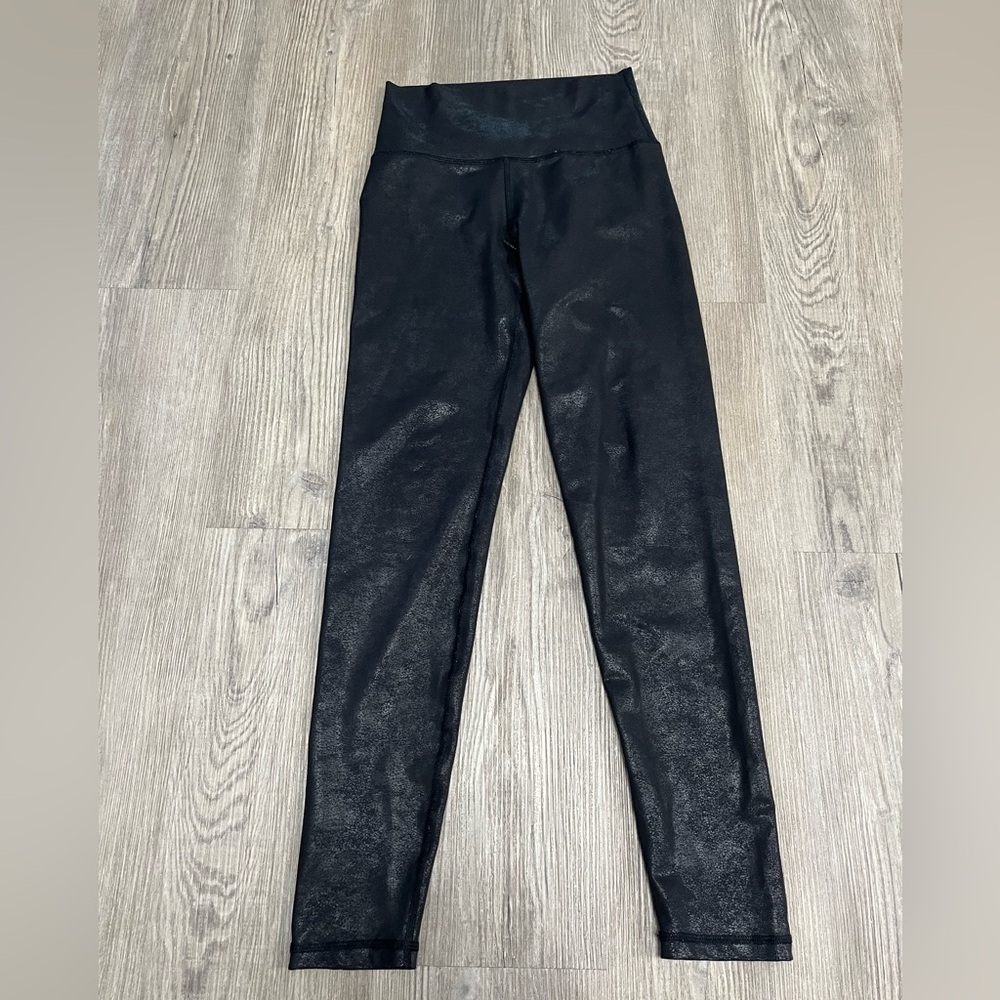 Aerie Offline Faux Leather Cracked High waist leggings Small